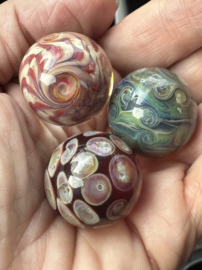 three small marble examples for Mesmerizing Marble class